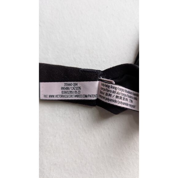 Lot 2 Victoria's secret Bra's muted purple and beige both 32D T shirt pushup EUC - Picture 6 of 13